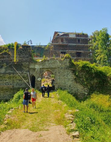 Blick aufs Torhaus